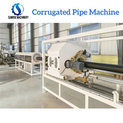 52 100-300 mm hdpe ħajt doppju korrugat dwc pajp magna estrużjoni